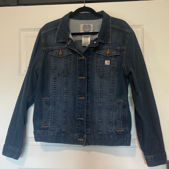 Carhartt Jackets & Blazers - Carhartt denim jean jacket